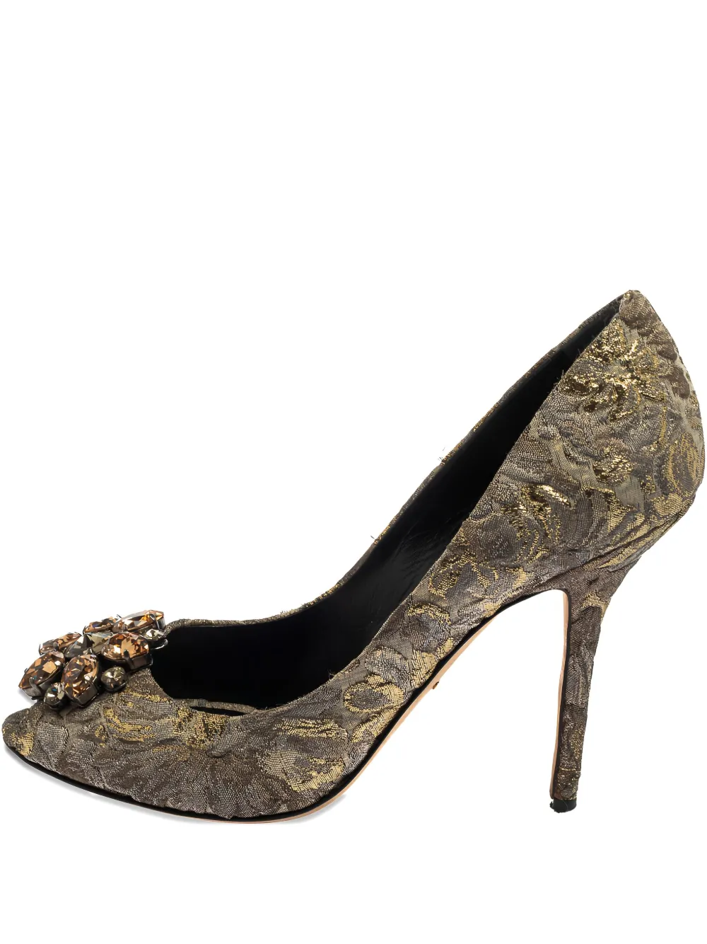 Dolce & Gabbana Pre-Owned 2024 115mm brocade pumps | Grey | Image 1