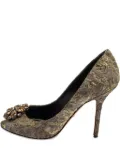Dolce & Gabbana Pre-Owned 2024 115mm brocade pumps - Grey