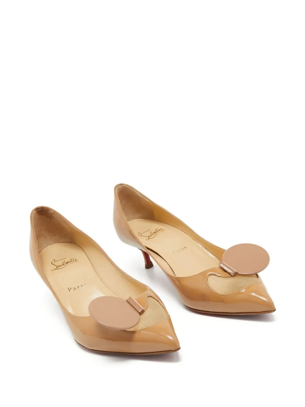 Christian Louboutin Pre-Owned 50 mm Madame Mouse pumps - Beige
