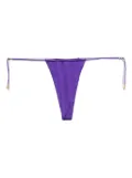Maison Close Glow mini string bikini bottoms - Purple
