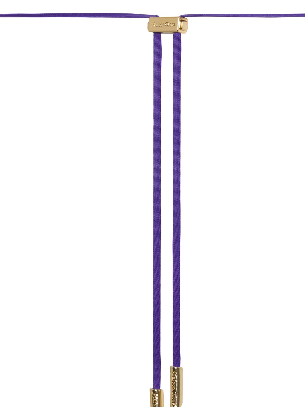 Maison Close Glow kleine bikinislip met trekkoord Paars