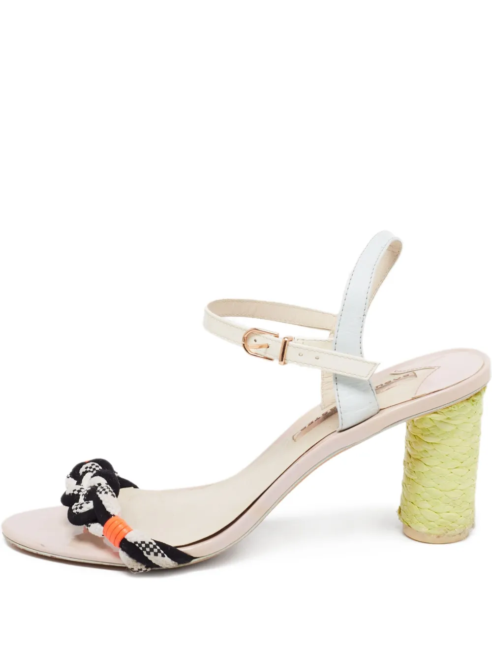 Sophia Webster sandales pre-owned 80 mm en cuir à talon | blanc | Image 1