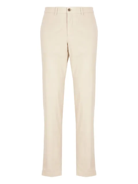 Peserico pantalones chinos con diseño stretch