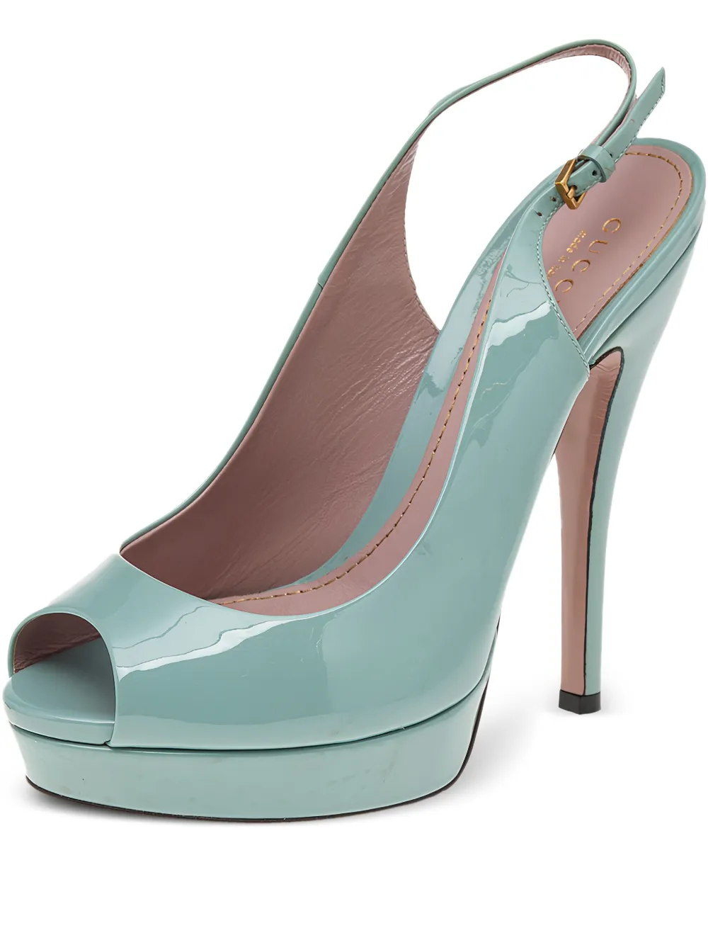 Gucci Pre-Owned 140mm Sofia pumps - Verde