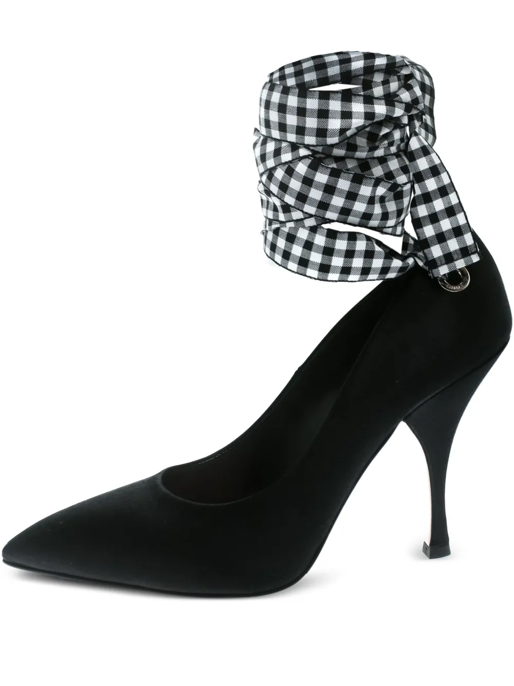Miu Miu Pre-Owned 115mm leather pointed-toe pumps | Black | Image 1