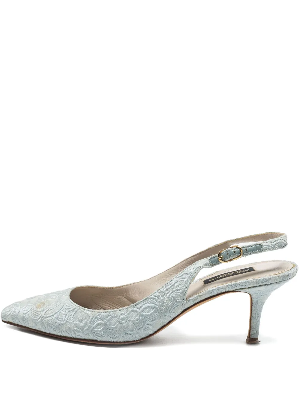 Dolce & Gabbana Pre-Owned 70mm slingback pumps | Blue | Image 1