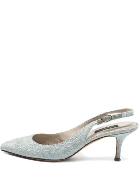 Dolce & Gabbana Pre-Owned 70mm slingback pumps