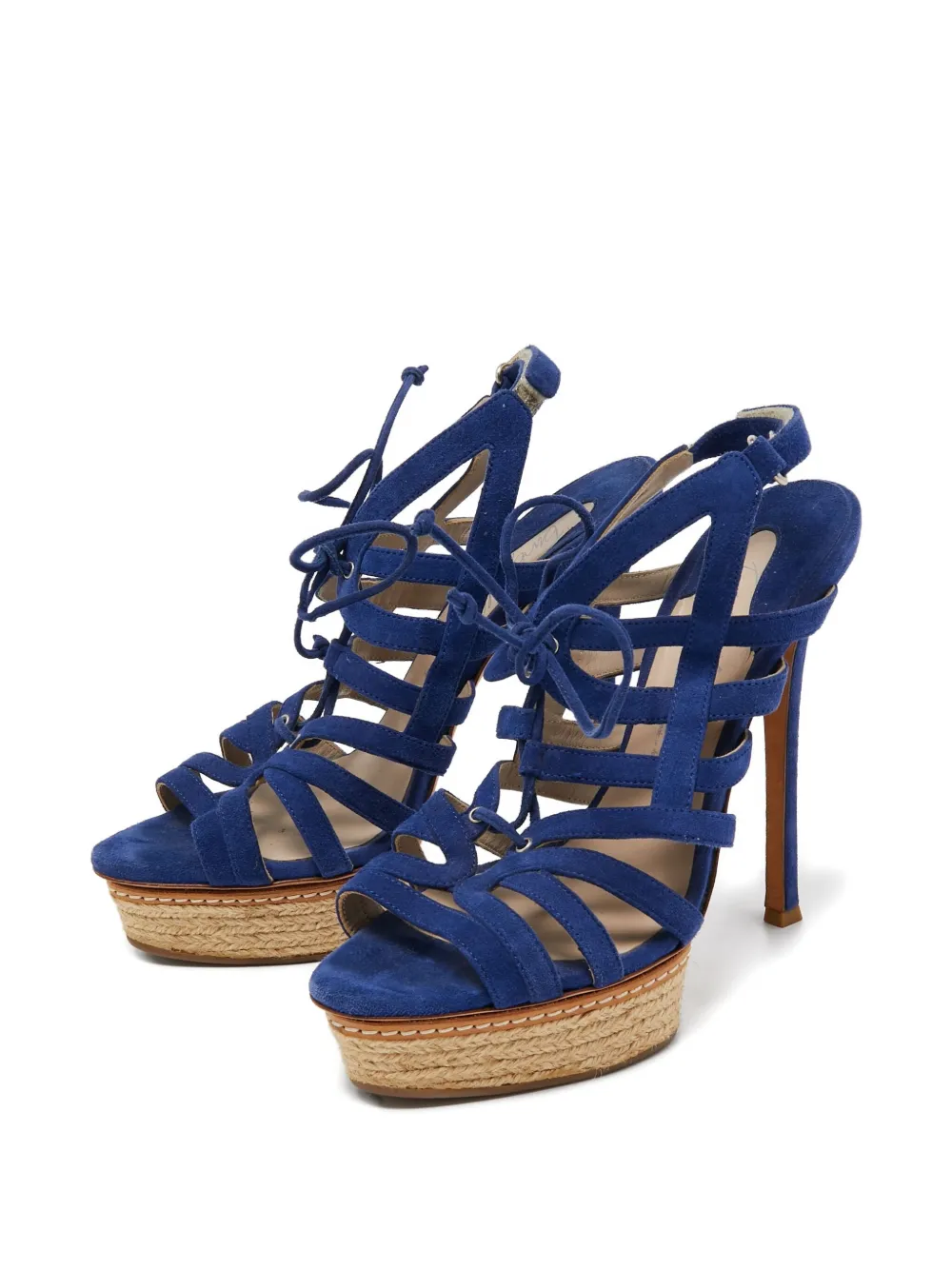 Le Silla Pre-owned 150 mm sandalen met plateauzool - Blauw
