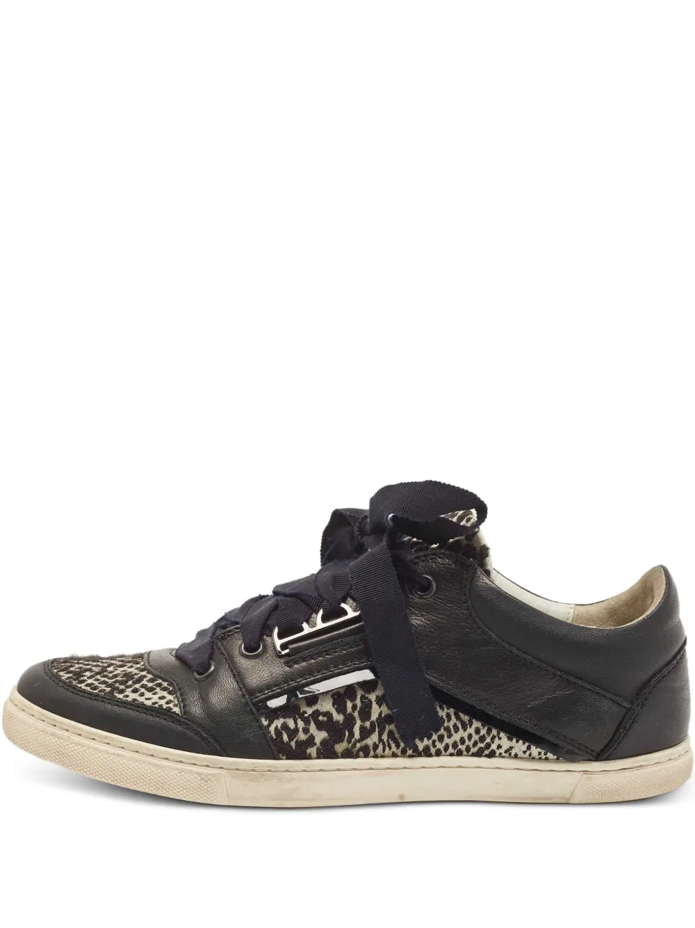 panelled sneakers