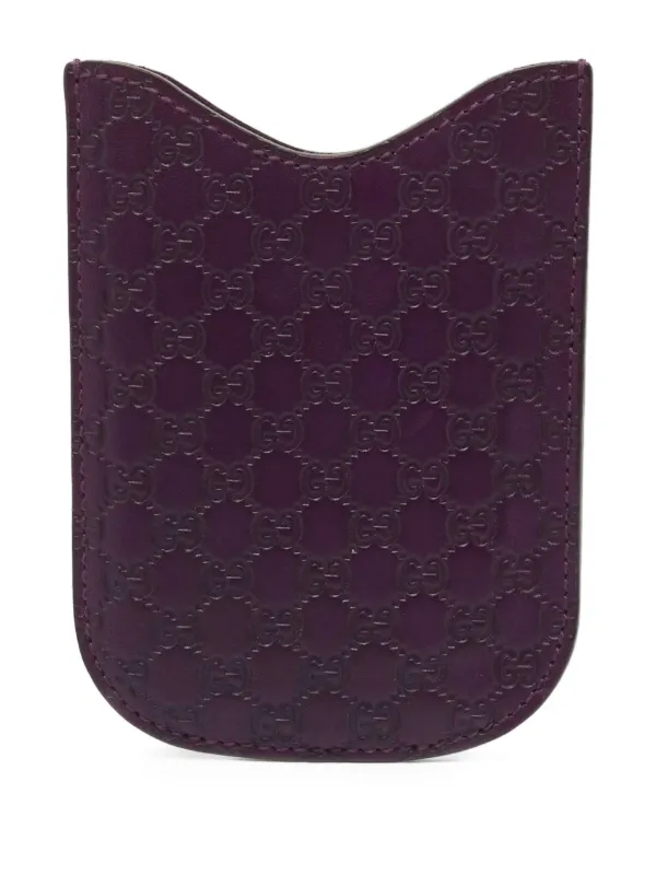 Gucci Pre-Owned GG スマホケース | パープル | FARFETCH JP