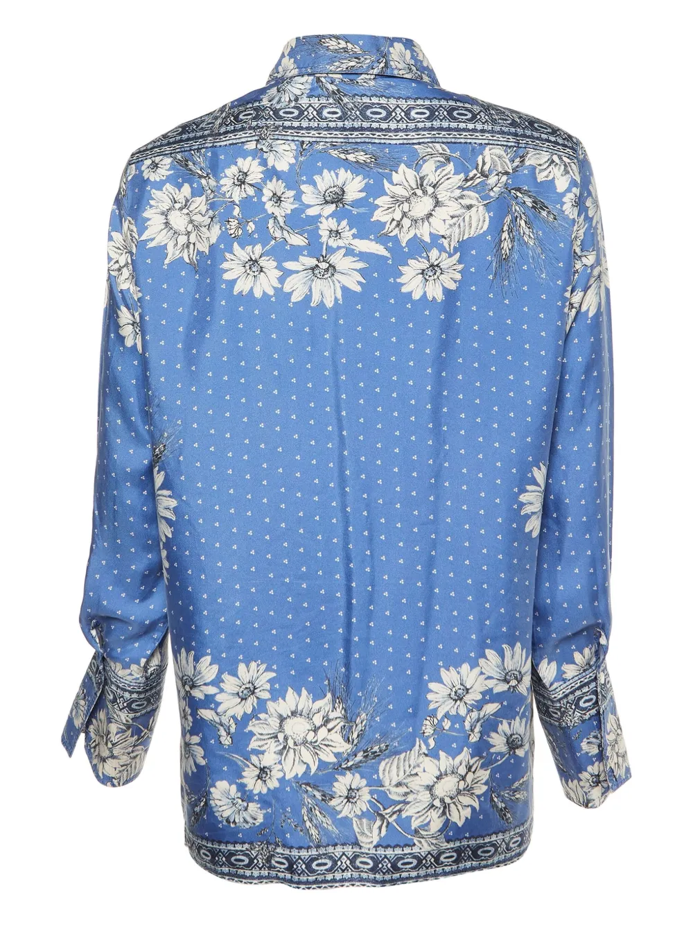 SANDRO pre-owned floral-print button-up shirt | Image 2