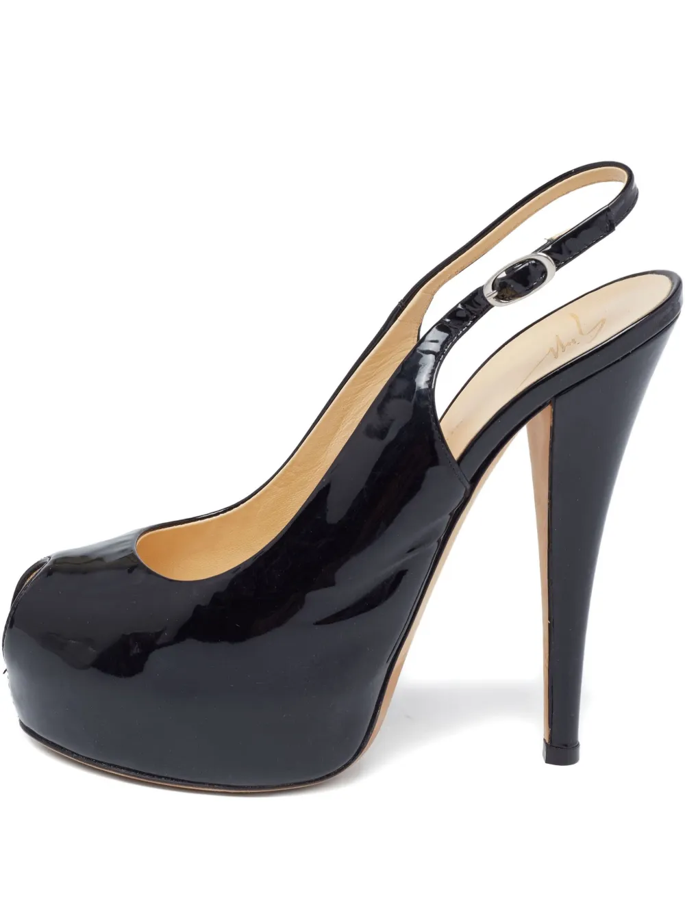 Pre-owned Giuseppe Zanotti Vintage 140mm Platform Slingback Sandals