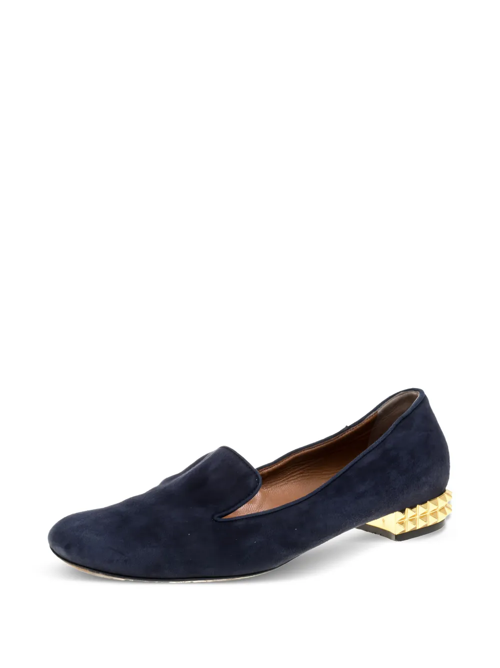 Fendi Pre-Owned Suède schoenen met studs - Blauw