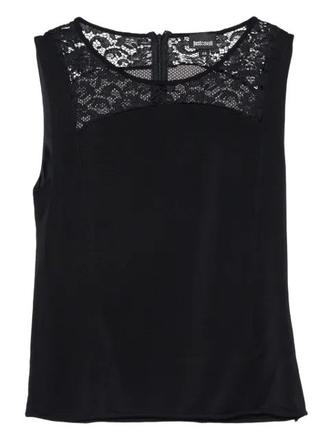 Just Cavalli Vintage pre-owned lace-panel sleeveless top