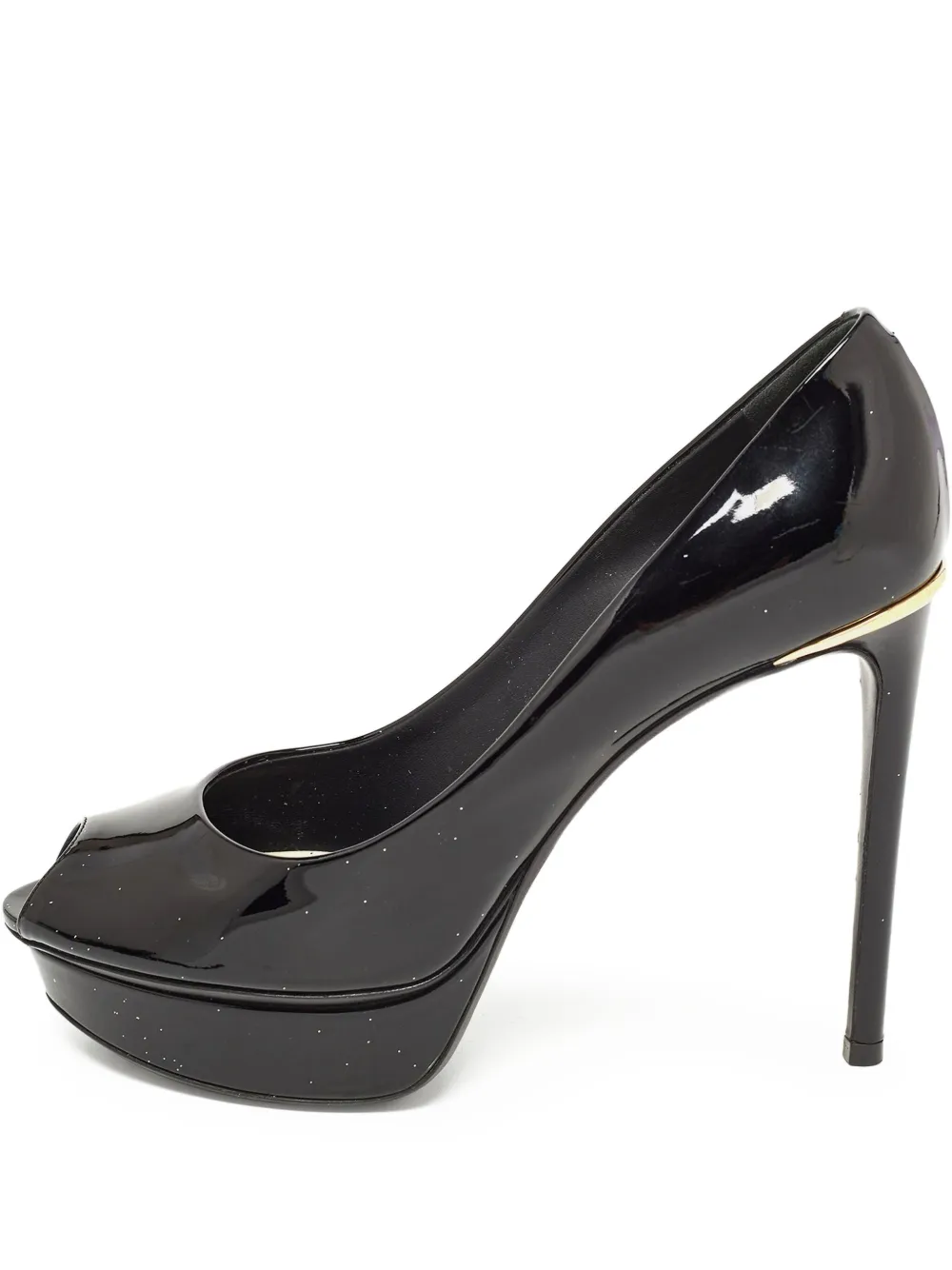 Louis Vuitton Pre-Owned zapatillas Eyeline con tacón de 130mm | negro | Image 1