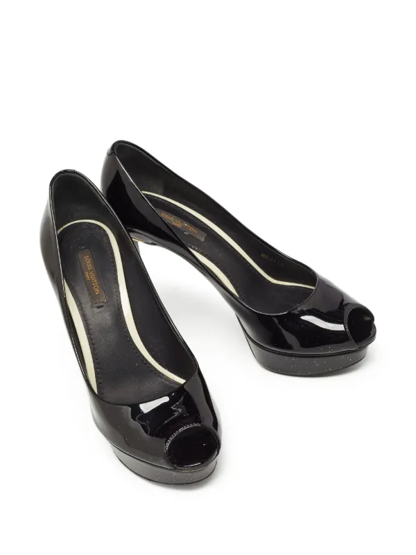 Louis Vuitton Pre-Owned 130mm Eyeline Pumps | Black | FARFETCH CA