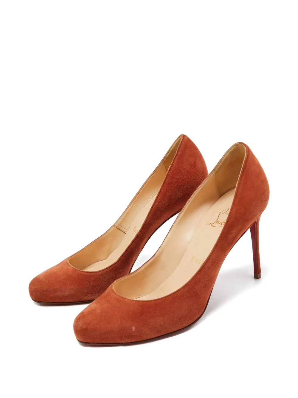 Christian Louboutin Pre-Owned Suède pumps - Bruin