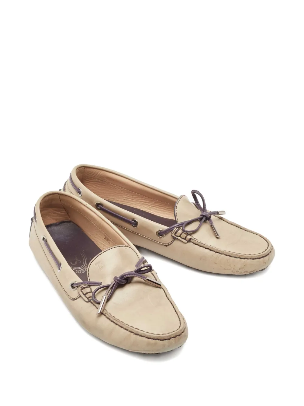 Tod's Vintage Pre-owned leren loafers - Beige