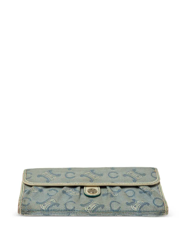 Celine Pre-Owned マカダム デニム 財布 | ブルー | FARFETCH JP