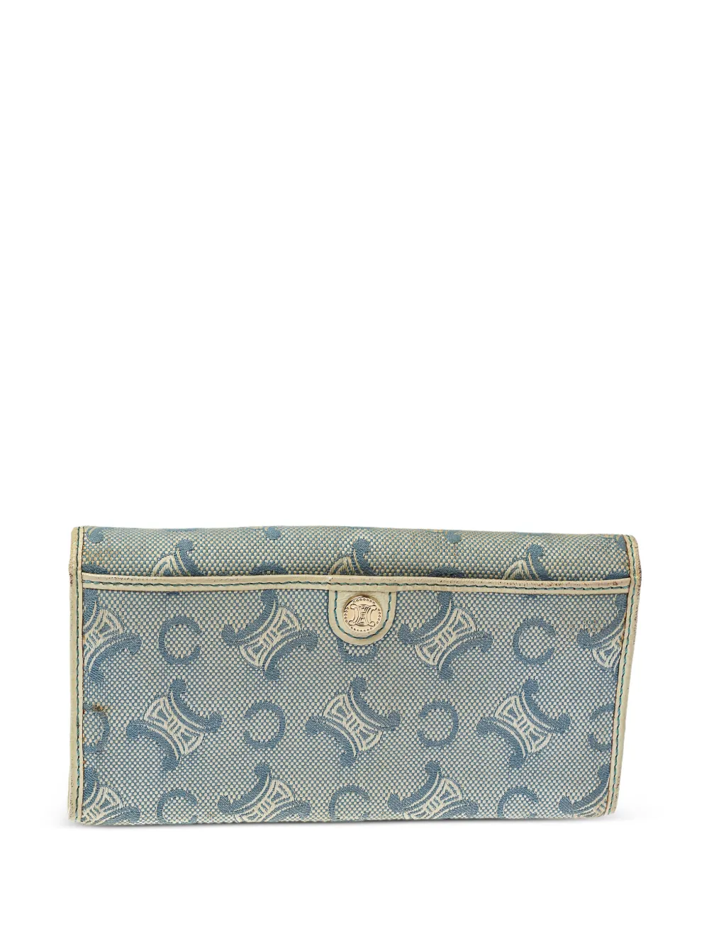 Celine Pre-Owned Macadam-pattern denim wallet | Pre-Owned | Image 2
