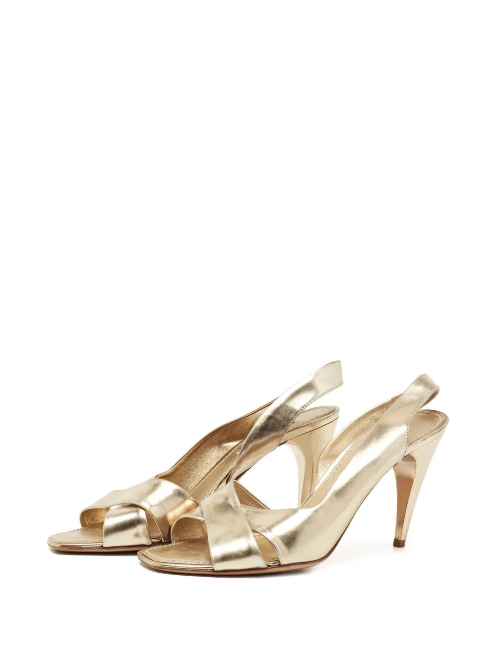 Louis Vuitton Pre-Owned 2023 90 mm Barbara sandalen - Goud