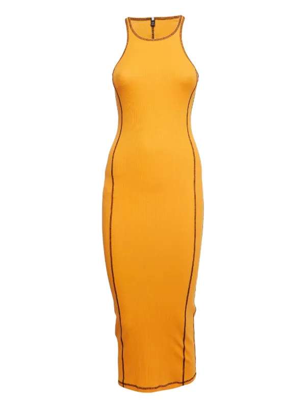 alexander mcqueen bodycon dress MINNA Fashion BRIANNA Orange Sequin Off The Shoulder Mini Bodycon Part main image 0