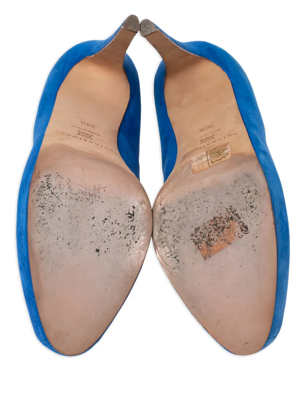 140mm suede heeled pumps
