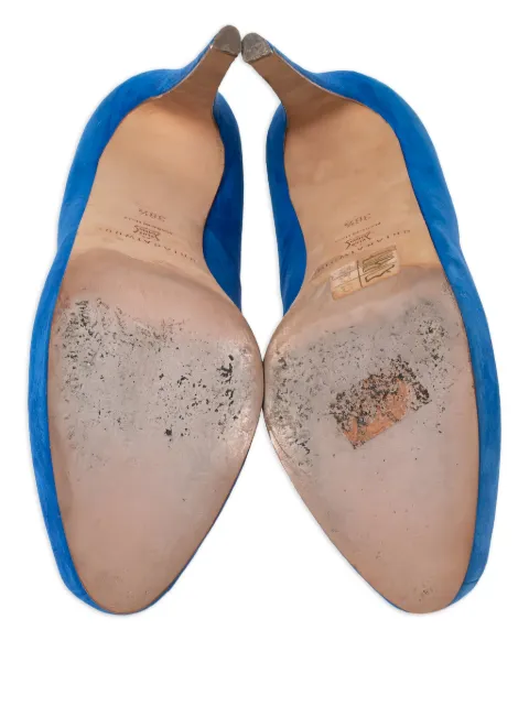 Brian Atwood 140mm suede heeled pumps