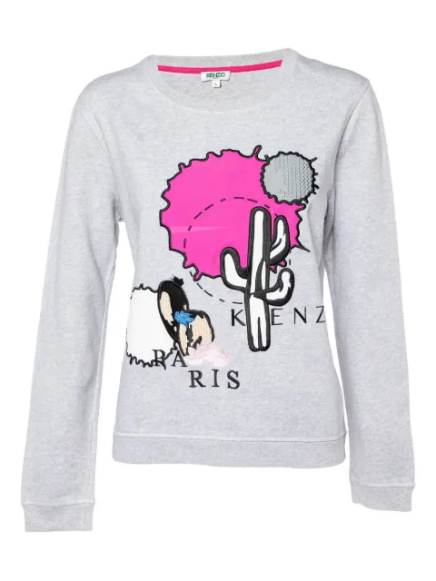 Kenzo Pre-Owned embroidered sweatshirt