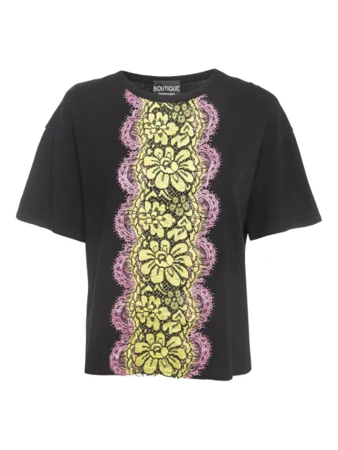 Moschino Pre-Owned playera con detalle de encaje