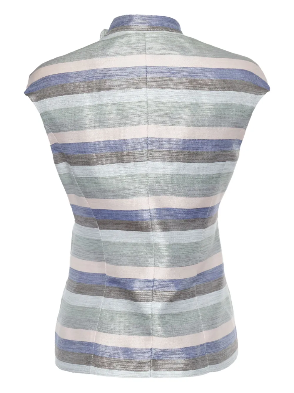 Emporio Armani Pre-Owned striped short-sleeve jacket | Image 2