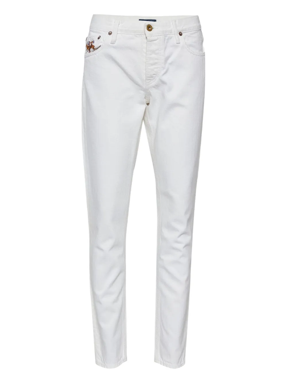 Polo Ralph Lauren Vintage embroidered jeans | White | Image 1