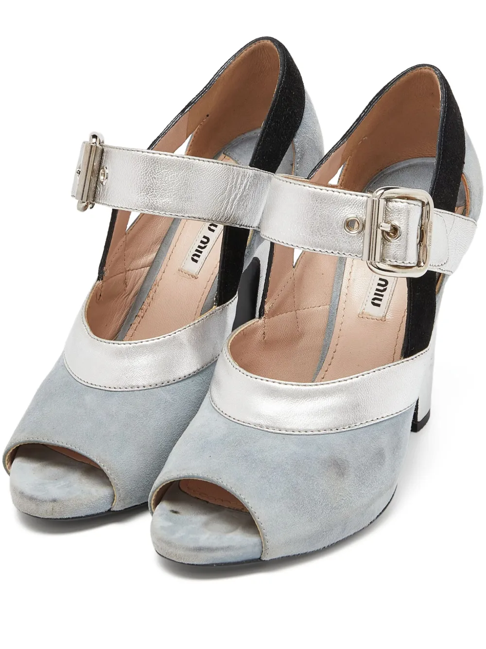 Miu Miu Pre-Owned 110mm suede pumps | Image 2
