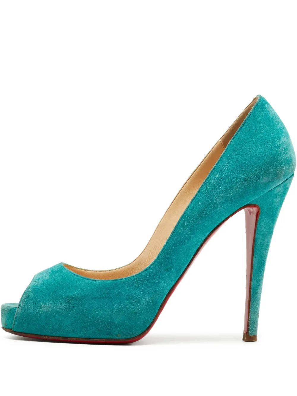 Christian Louboutin Pre-Owned botas con tacón de 125mm | azul | Image 1