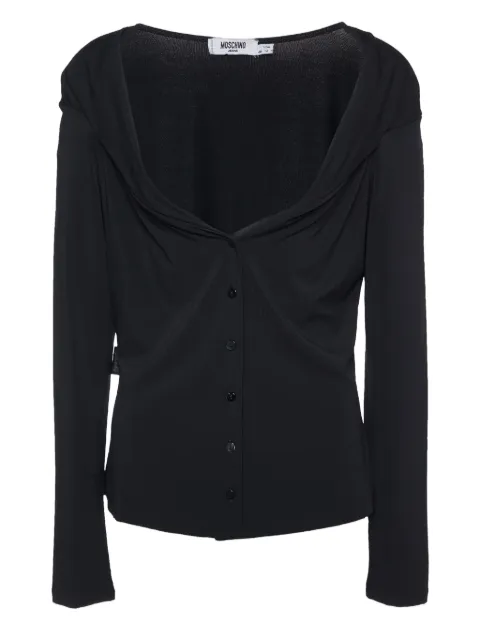 Moschino Pre-Owned cowl-neck shirt