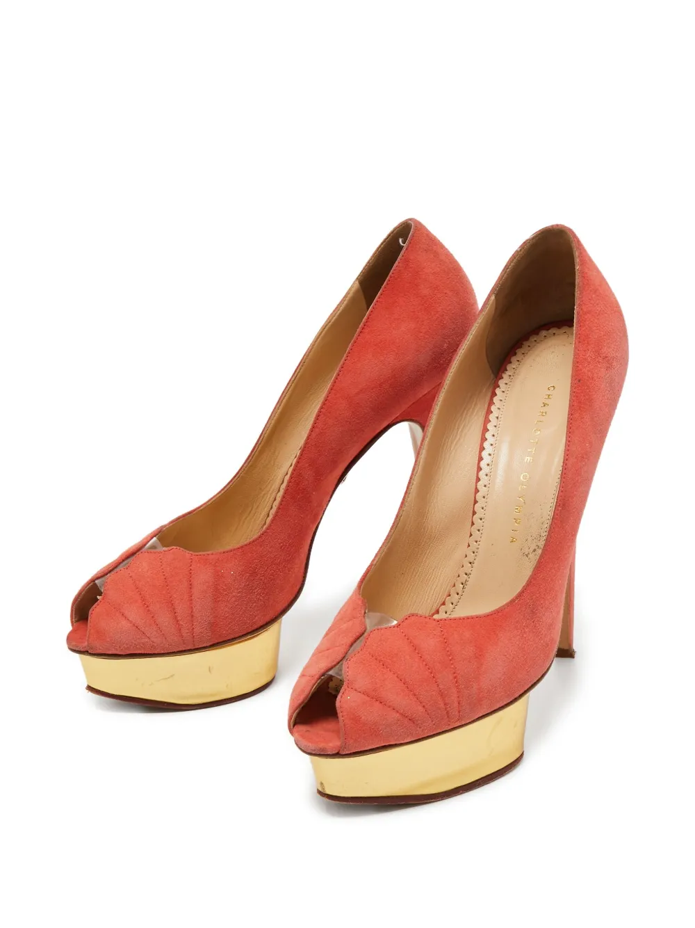 Charlotte Olympia escarpins pre-owned 155 mm à bout ouvert | Image 2