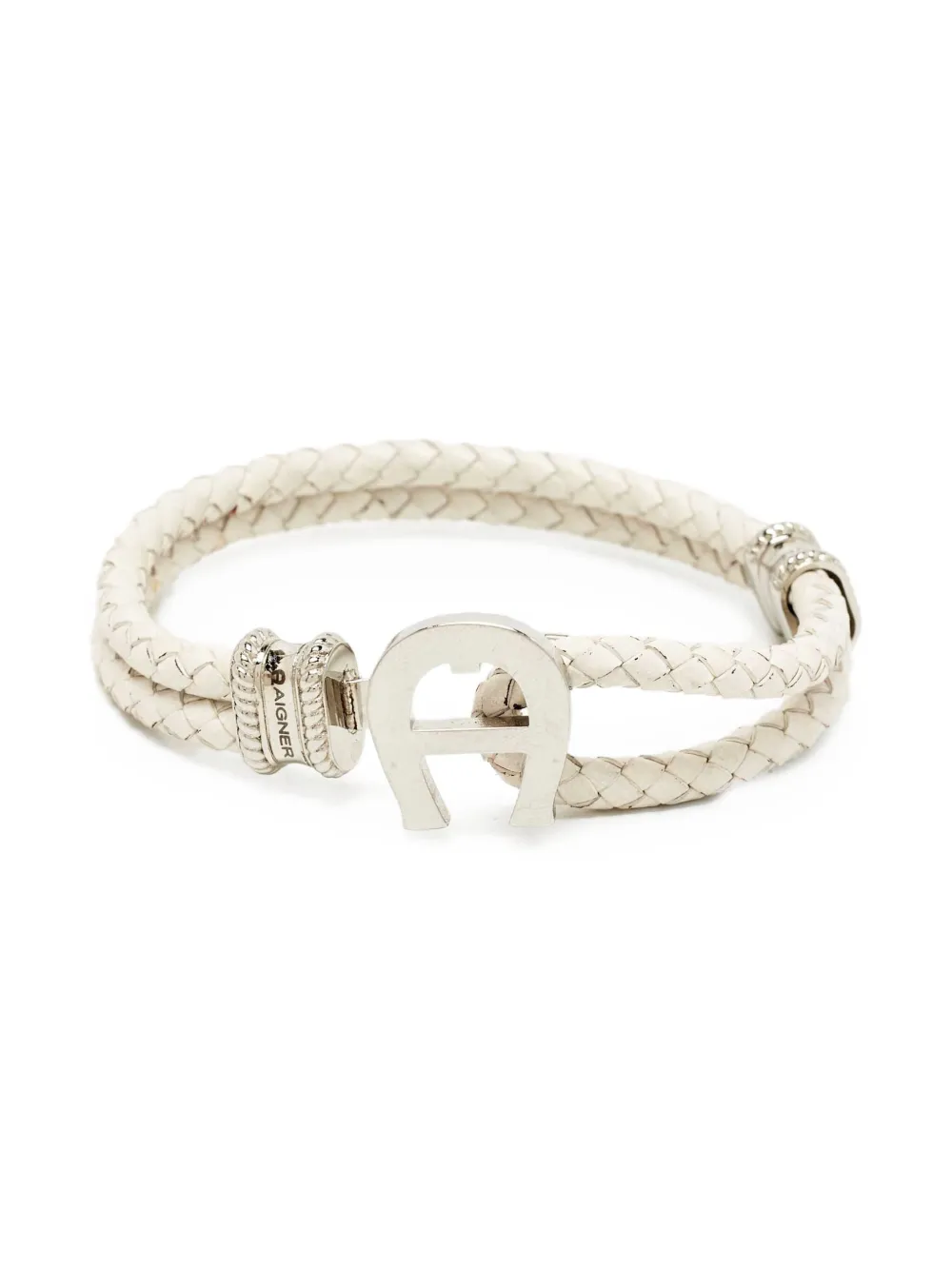 Aigner Vintage pulsera trenzada con de archivo | blanco | Image 1