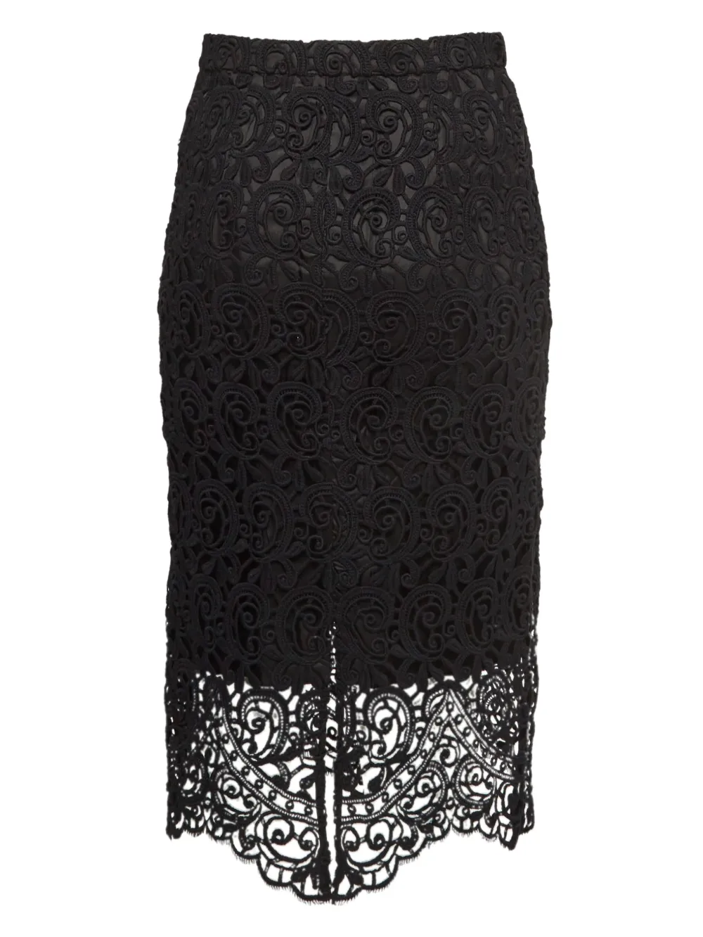 Burberry Pre-Owned guipure-lace midi skirt | Image 2