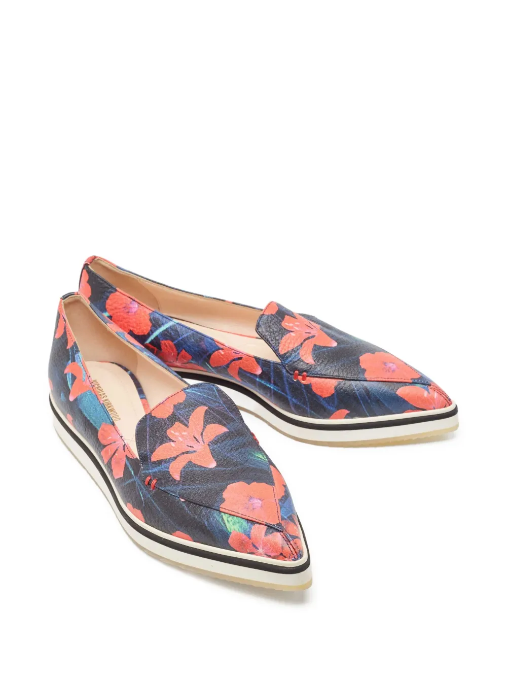 Nicholas Kirkwood mocassins pre-owned à fleurs | Image 2