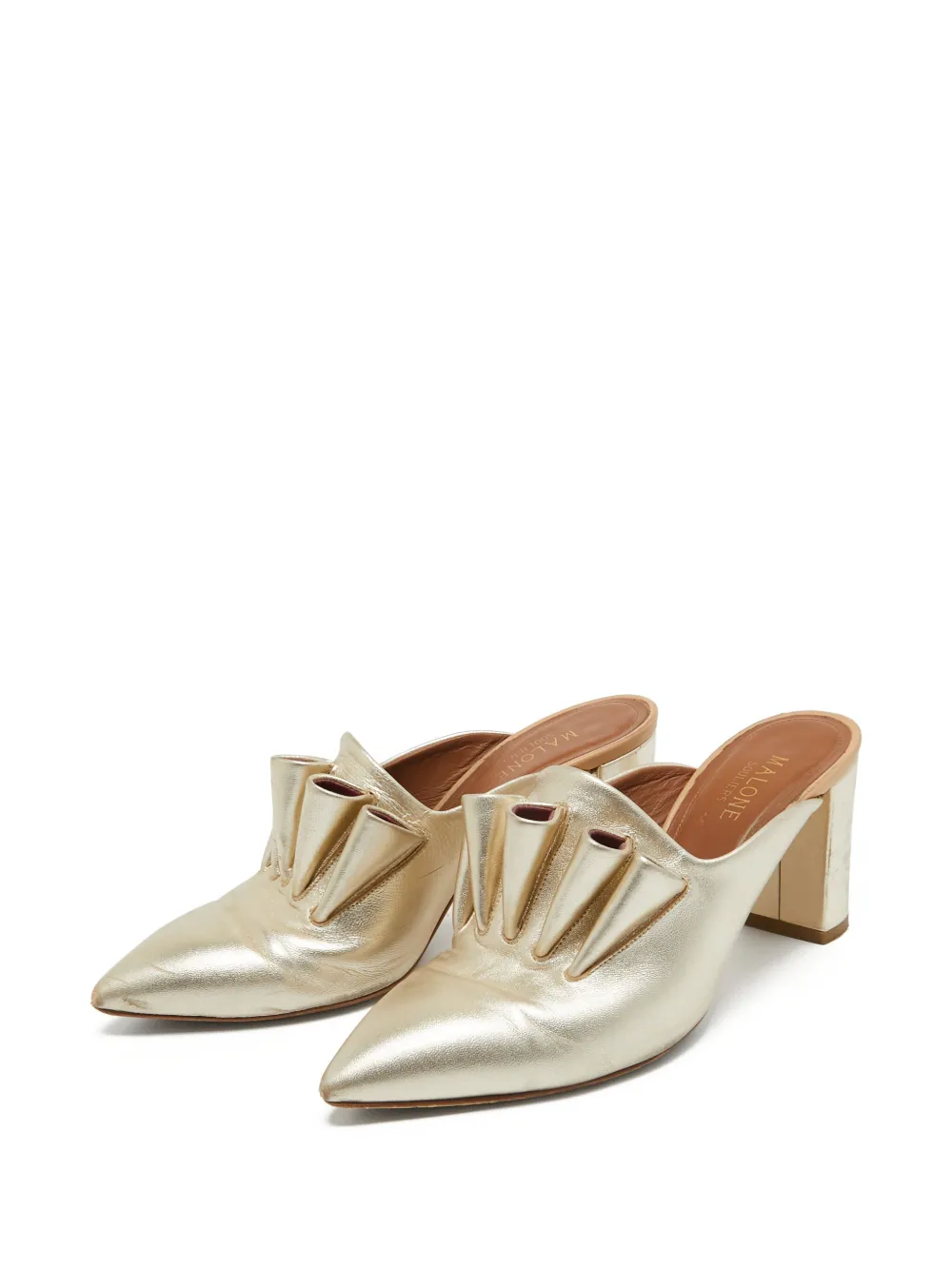 Malone Souliers pre-owned 75mm leather mules | Image 2