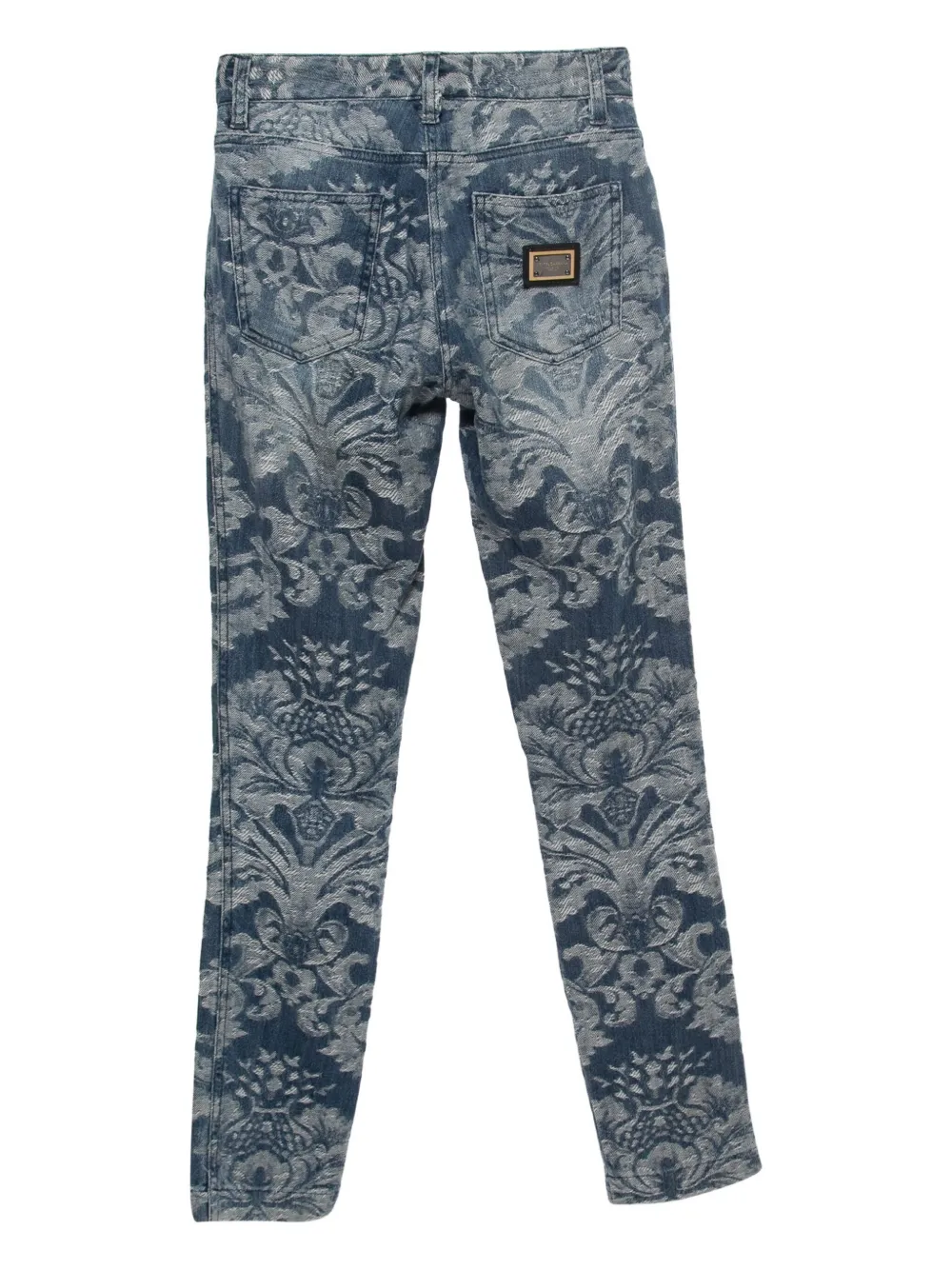 Dolce & Gabbana Pre-Owned floral-motif straight-leg jeans | Image 2