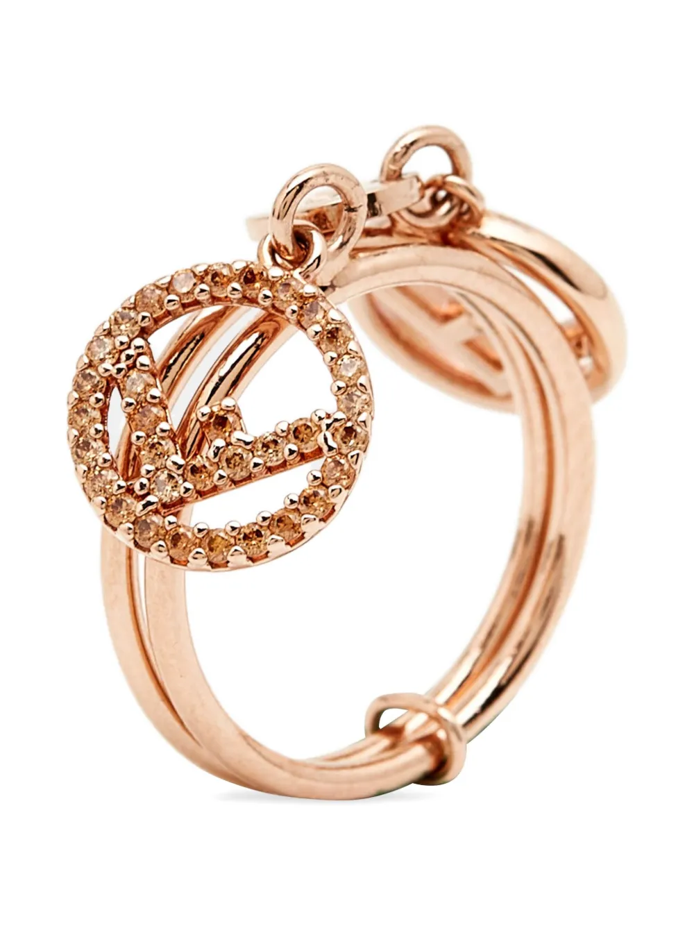 Fendi Pre-Owned double-band ring | Pre-Owned | Image 2