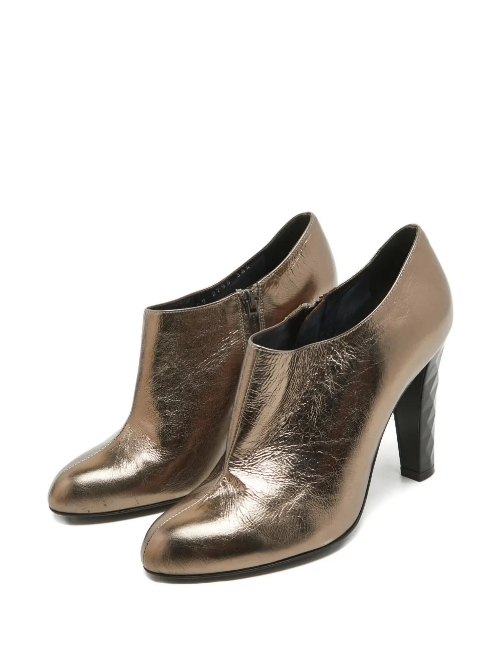 Sergio Rossi Vintage pre-owned 100mm metallic-effect boots | Image 2