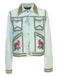 Gucci Pre-Owned studded denim jacket - Blue