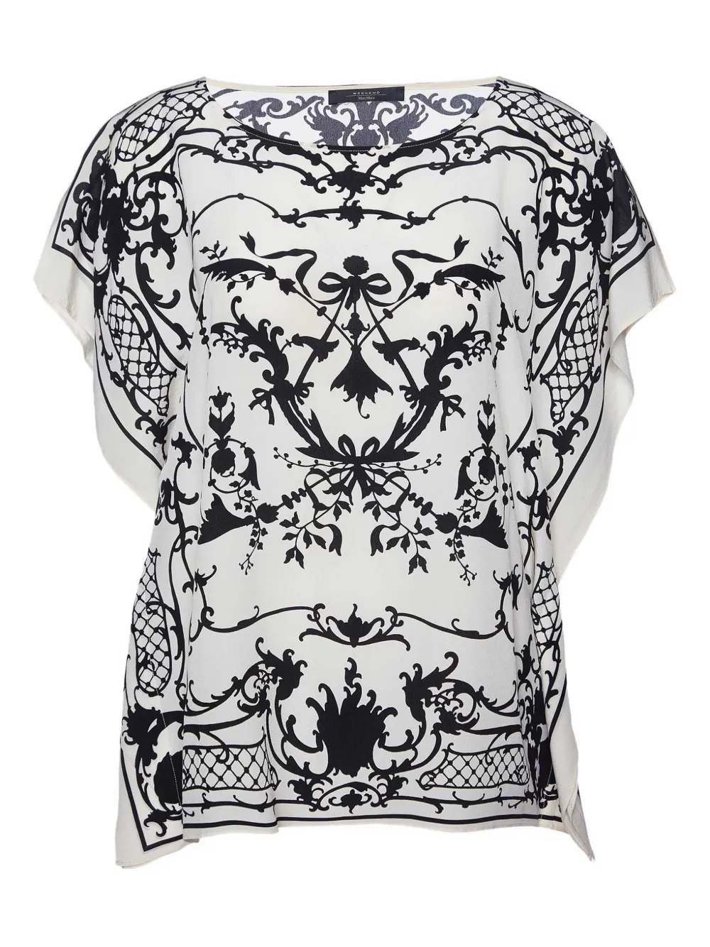 Weekend Max Mara baroque-print top | tons neutres | Image 1