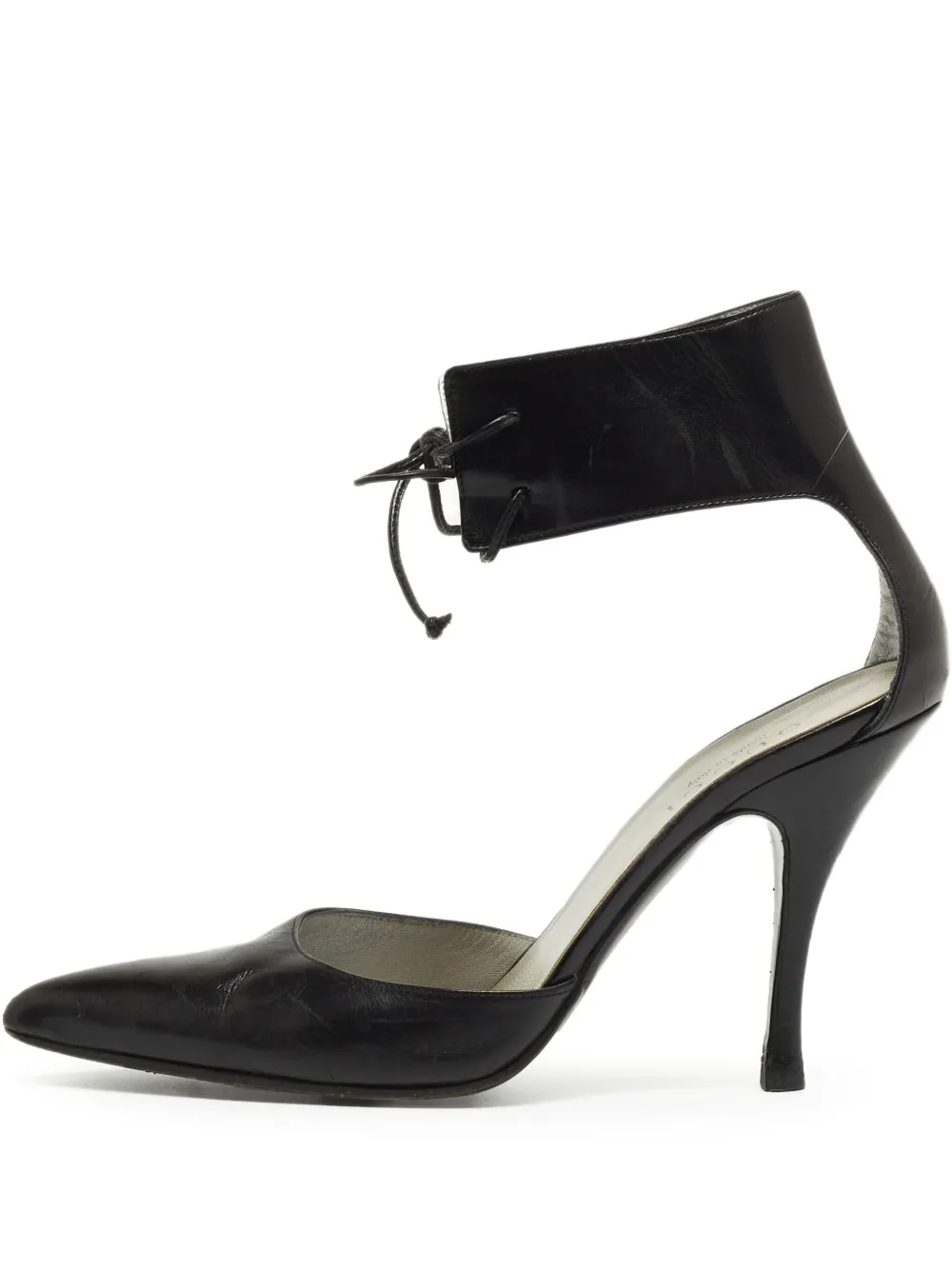 Gucci Pre-Owned 110mm leather heeled pumps | Black | Image 1