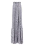 Rabanne sequined high-low dress - Silver