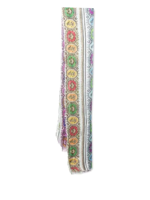 Roberto Cavalli Vintage paisley fringed scarf