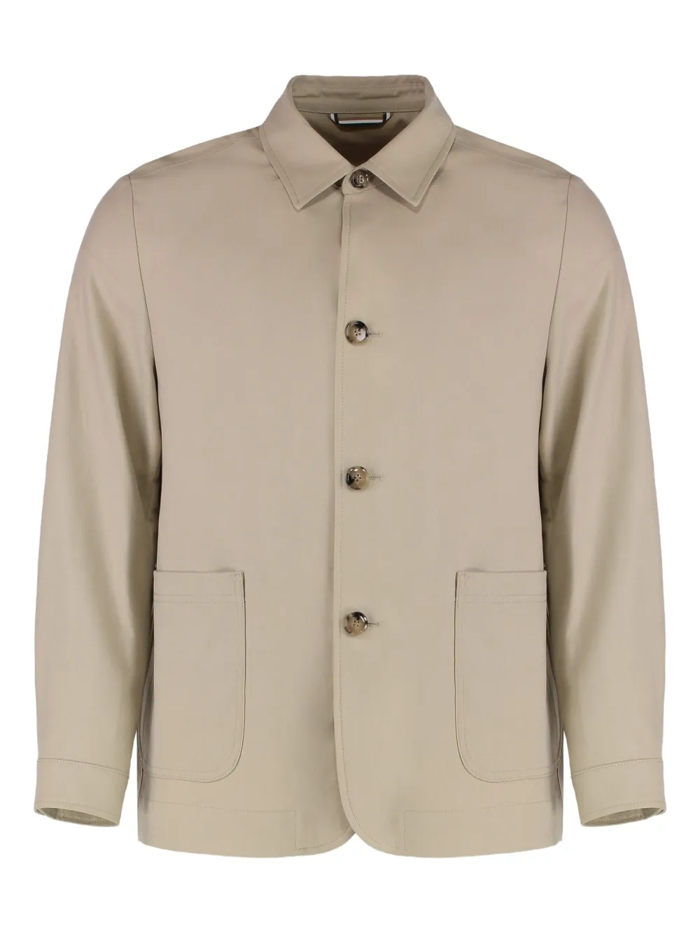 BOSS button-up overshirt | Neutrals | Image 1