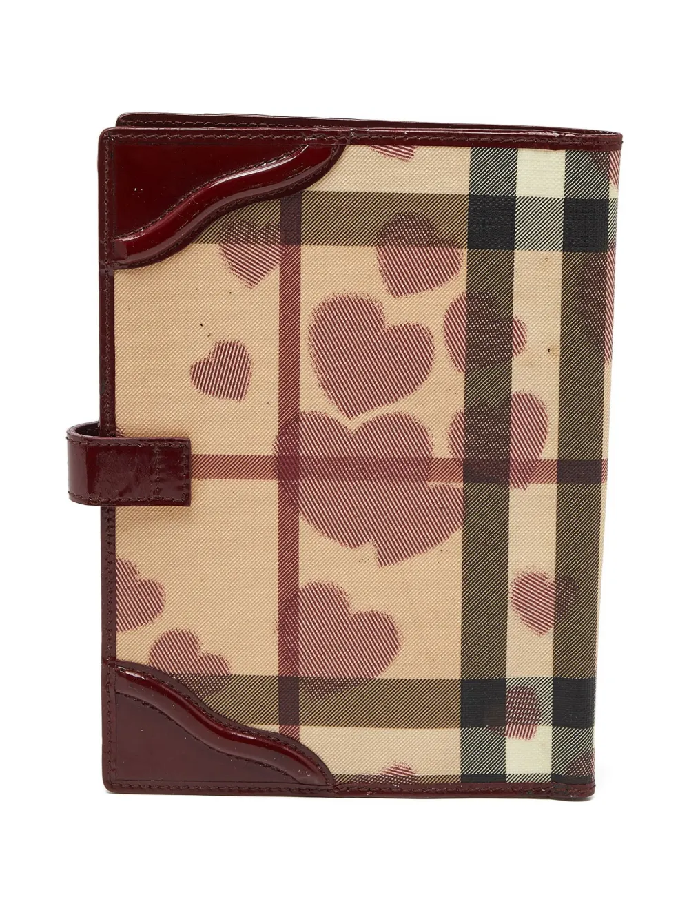 Burberry Pre-Owned Heart Nova Check leather agenda cover | Image 2